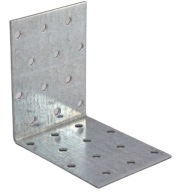 Oceľová uhlová konštrukčná spojka pozinkovaná 80x80x60 mm silné uholníky