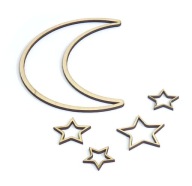 PREHLIADKOVÁ ZÁKLADNA PRE DREAMCATCHER MOON + STARS MA54
