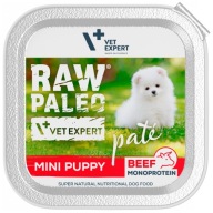 Mokré krmivo pre šteňatá malých plemien s hovädzím mäsom Raw Paleo Mini Puppy 150g