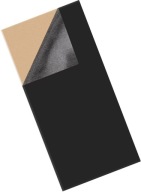 PLSTENÁ PODLOŽKA s LEPOM 180x50x3mm ČIERNA na nábytok, samolep.