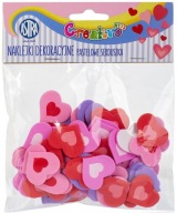 Penové nálepky ASTRA Pastel Hearts
