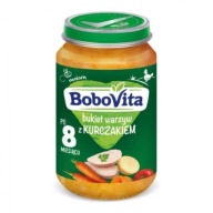 BoboVita Obiadek Sortiment zeleniny s kuracím mäsom - 190g