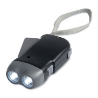 2 LED dynamo baterka kinetické kempingové ručné svetlo pre núdzový batoh