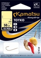 HÁČKY Č. 12 FEEDER READY TIED RIGS TOYKO 50cm GOLD KAMATSU