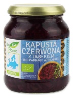ČERVENÁ KAPUSTA S BIO JABLKOM 340 g - BIO PLANÉTA