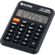 ELEVEN Vrecková kalkulačka LC110NR čierna