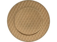 ZLATÁ podložka pod tanier Podnos podnos 33 cm - ZLATÁ