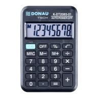 DONAU TECH vrecková kalkulačka, 8-miestna. čierna K-DT2083-01