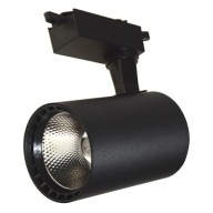 TRACK Lamp Reflektor 30W LED koľajnica 1-fázová ČIERNA Broque