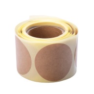 EKO ŠTÍTOK KRAFT fi47mm 100ks hladký papier