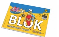 TECHNICKÝ BLOK A4 170g BIELE PASTELLO 10K