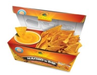 Nachos s chilli + syrový dip so syrovou omáčkou Snack Set Box 175g