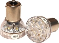 Ba15s 12V ČERVENÁ FOG P21W LED ŽIAR