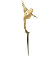 Rytmická gymnastka Figurka Splits Topper Zlaté PLEXI zrkadlo