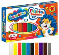 Štvorcová PLASTIKA - 10 farieb - BAMBINO