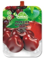 Višňové pyré s jablkom 100% b/c PURENA 250g