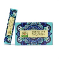 Masala Namaste Mandala vonné tyčinky - Pačuli a Nag Champa 15g