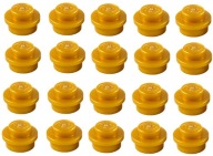 LEGO Okrúhly tanier 1x1 Hrášok 4523159 4073 perleťové zlato - 20 ks