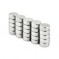 NEODYMOVÝ MAGNET BOČNÉHO PRIEMERU VALCE 6x2,5 N38 SADA 20 ks