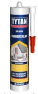 Univerzálny, bezfarebný sanitárny silikón 280ml TYTAN, odolný voči plesniam a riasam