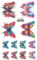 Umývateľné tetovanie pre deti BUTTERFLIES EH002