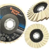 PLSTENÝ LEŠTIACI DISK PLSTEČNÁ KLAPKA 125 mm x 22,2 mm GERMAFLEX