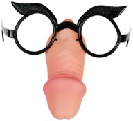 OKULIARE S NOSOM NA PENIS DARČEKOVÉ ŠATY NA VEČIERKU
