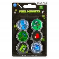 33mm magnety na dosku 6ks Pixele Starpak