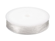 Okrúhla elastická línia Ø 0,8 mm 18 m silikónová guma priehľadná guma
