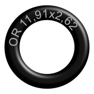 Oring 11,91x2,62 NBR70 gumový krúžok odolný voči oleju (1 ks)