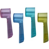 4x krytky na hlavu zubnej kefky Oral-B, rôzne farby