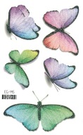 Umývateľné tetovanie pre deti GLITTER BUTTERFLIES EG145