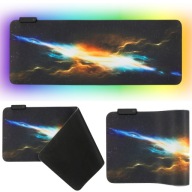 XXL podložka pod myš s LED podsvietením 80x30 cm