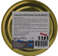 Bravčová krkovička v želé 300 g, vojenská konzerva