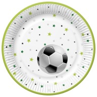 PAPIEROVÉ NARODENINOVÉ TANIERE FUTBALOVÉ 18cm 8 ks