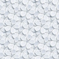 45 cm Dekoratívna nábytková dyha Flowers 3D Grey