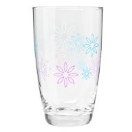 DECO poháre Modré kvety KROSNO 2x450ml