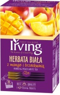 BIELY čaj s mangom a broskyňou 20 obálok IRVING