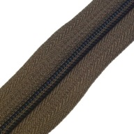 Zipsová páska, hnedý zips, farba 161, 1 METER
