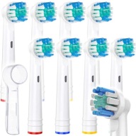 8x NÁHRADNÁ HLAVICE KEFEK FLEXI ORAL-B + KRYT PÚZDRA