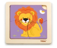 Drevené puzzle Viga LION Jigsaw