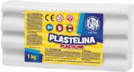Astra plastelína 1 kg biela