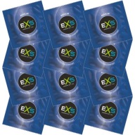 Kondómy EXS REGULAR, sada 25 kusov, klasické, zvlhčené a nasadené
