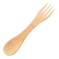 Spork Spork Essentials Lyžica Vidlička Badger Outdoor 2v1 Bamboo Eco