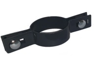 Priechodná svorka pre kruhový stĺpik, Ø 48 mm, pre panel Ø 4 mm, antracit