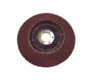 Kotúč má 125 mm listový lamelový kotúč s hrúbkou 40 mm, vyrobený z kovu