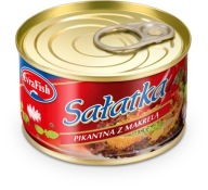 Pikantný makrelový šalát 165g