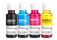 4x ATRAMENT PRE TLAČOVÚ NÁDRŽKU HP GT51 GT52 315 410 415 SMART TANK 510 515
