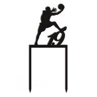 čierny basketbalový topper s 3 číslicami