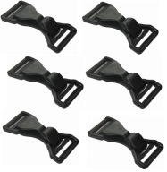 Karabína plastový háčik 4cm 40mm - 6 ks